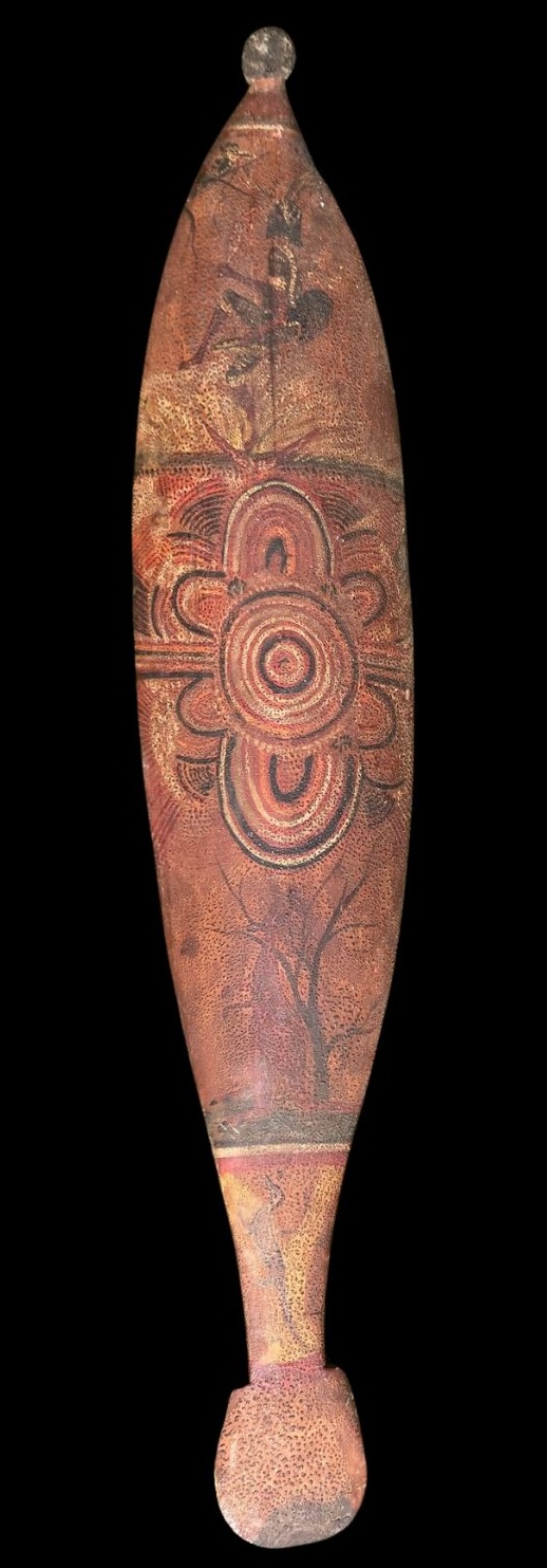 Tracker Nat Warano painted woomera